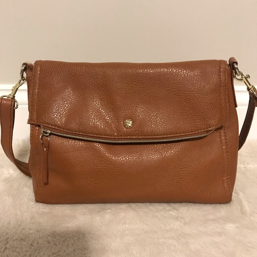 Tan crossbody bag